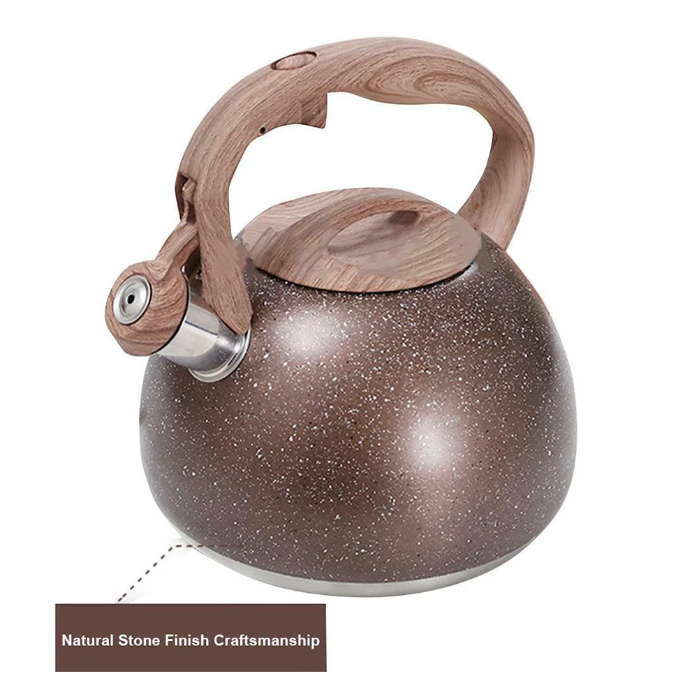 3л чайник с деревянной ручкой большой емкости индукционная плита для воды кофе