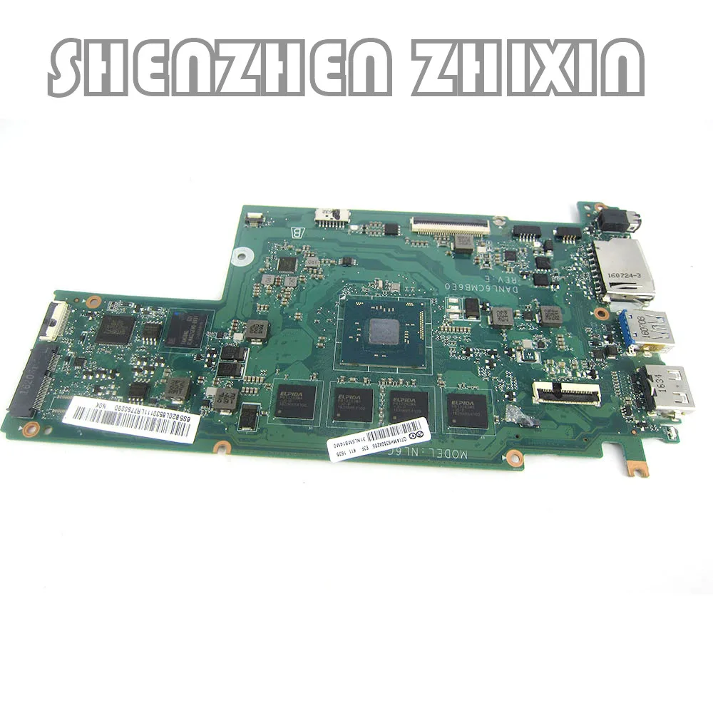Материнская плата DANL6CMB6E0 для ноутбука Lenovo Chromebook N22 N3060 CPU 4 Гб RAM 16 SSD|Материнские