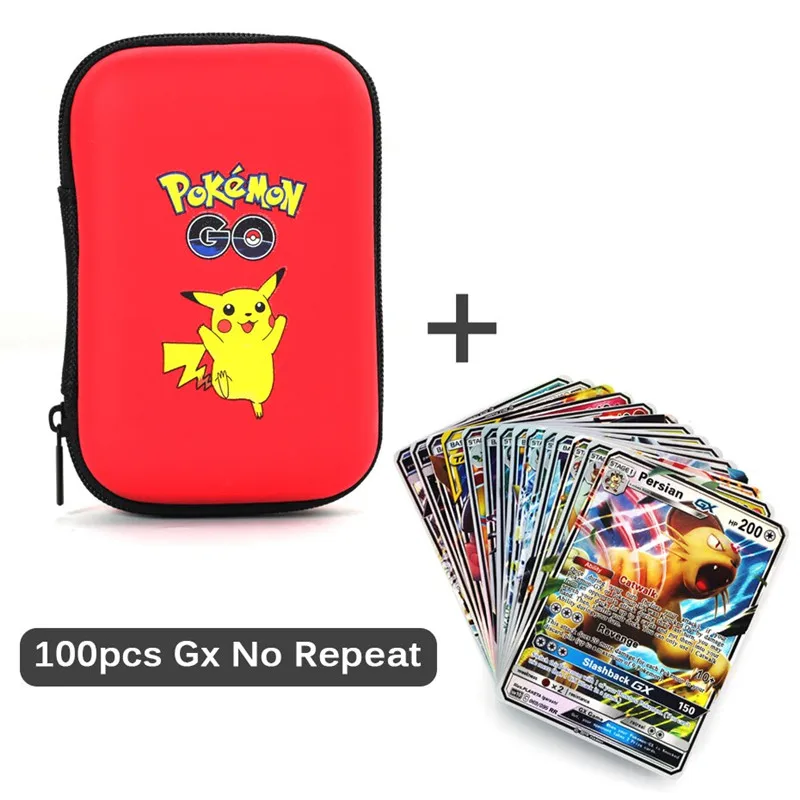 

50 Capacity Cards Holder Album Hard Case Card Holder Pokemon Pikachu Game Cards Book Holder Pokemon Cards Pokemon Gx MEGA