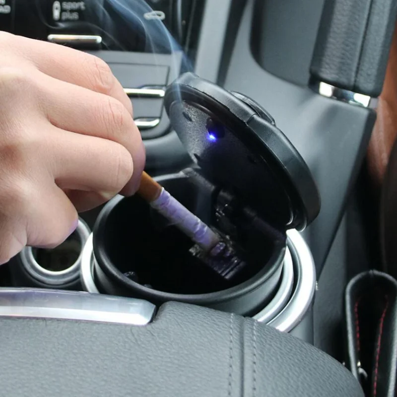 Автомобильная светодиодная пепельница для хранения пепельницы KIA Rio K2 K3 K4 K5 KX5 Cerato