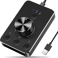 usb volume control knob computer speaker controller one click mute function and 3 volume control modes audio adjust