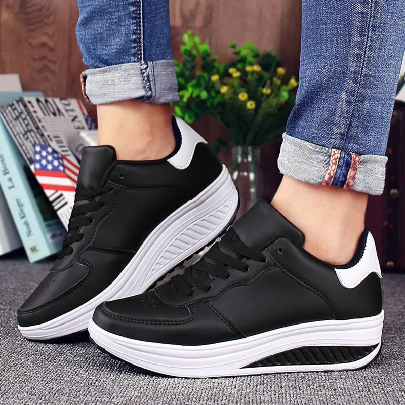 QWEDF женские кроссовки Цвет белый Обувь на платформе Кроссовки Летняя обувь