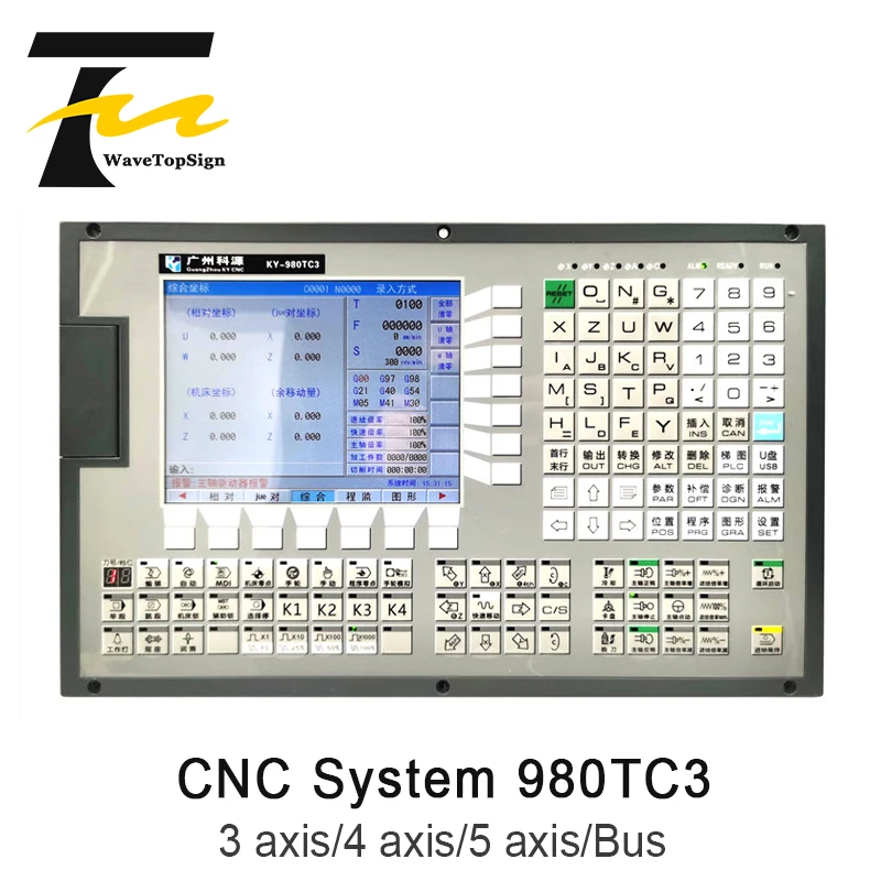 

CNC система 980TC3 5 оси 4 3 оси автобус импульсный токарный станок с ЧПУ Токарный станок для системы