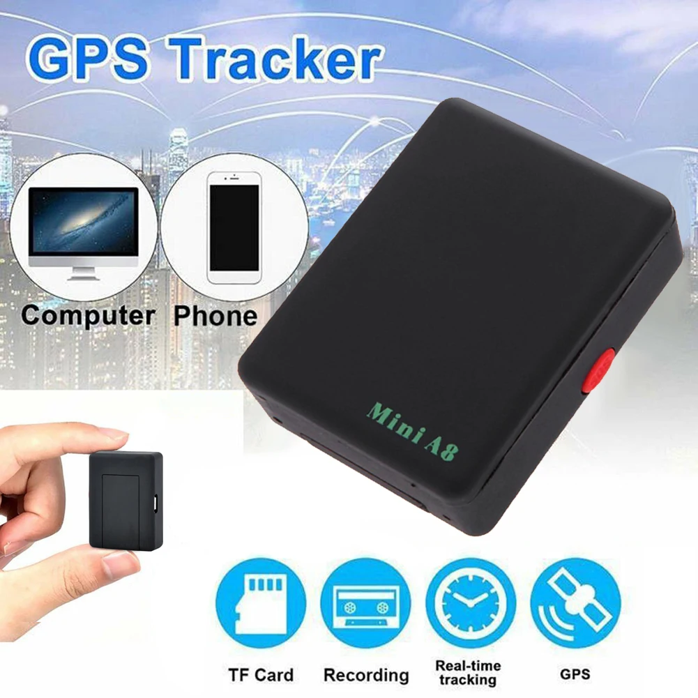 A8 Mini Gsm/gprs трекер Gps в реальном времени с кнопкой Sos для автомобилей детей старшего