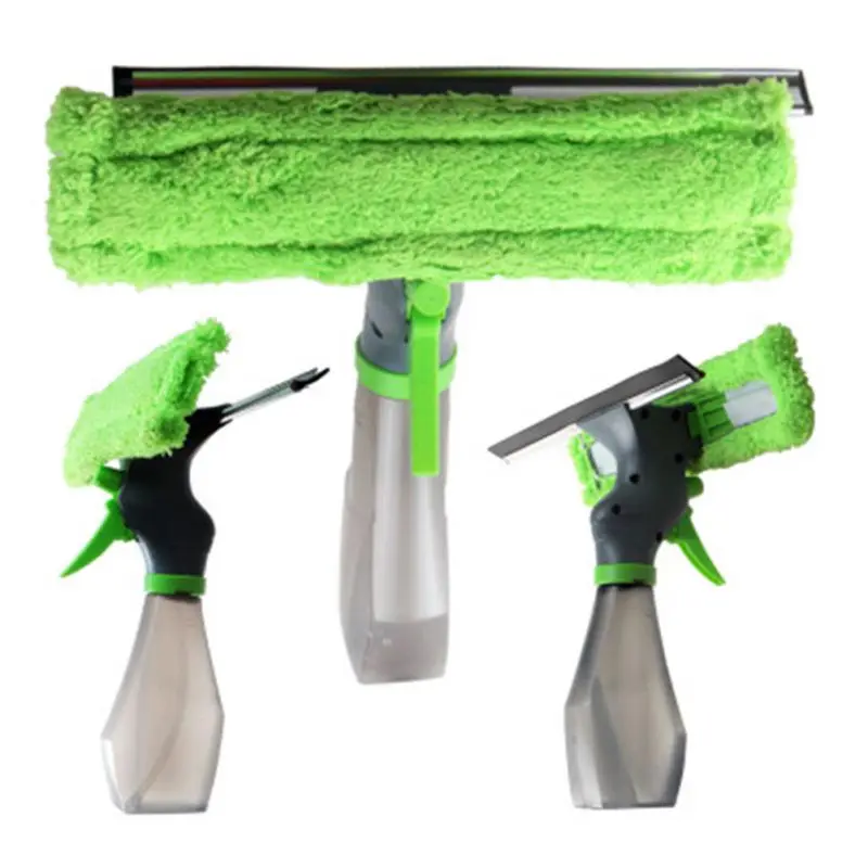 

Three-in-one car glass cleaner, car household glass wiper, water spray + decontamination + scraping