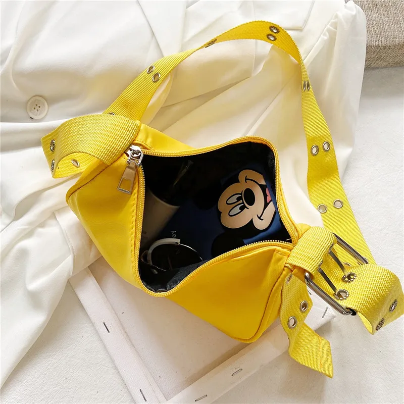 

New Women's Crossbody Bag Casual Nylon Shoulder Messenger Bags Candy Color Handbag Mail Bag Female Fashion Purse Day Clutches