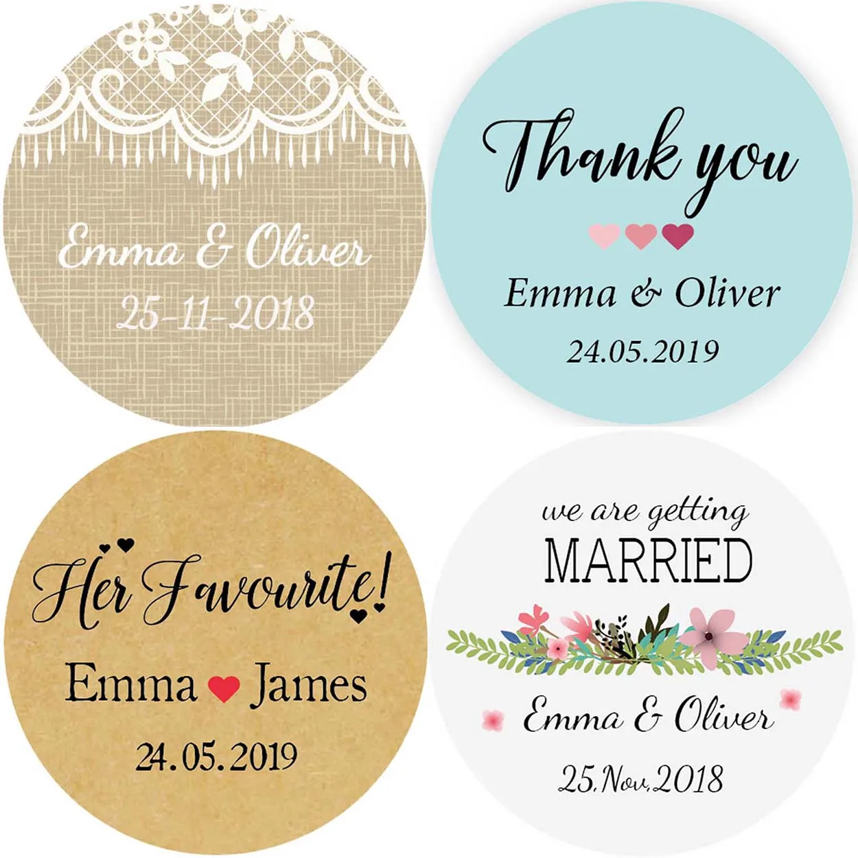 100 шт. 4 см Персонализированные Свадебные сувениры наклейки спасибо что брак