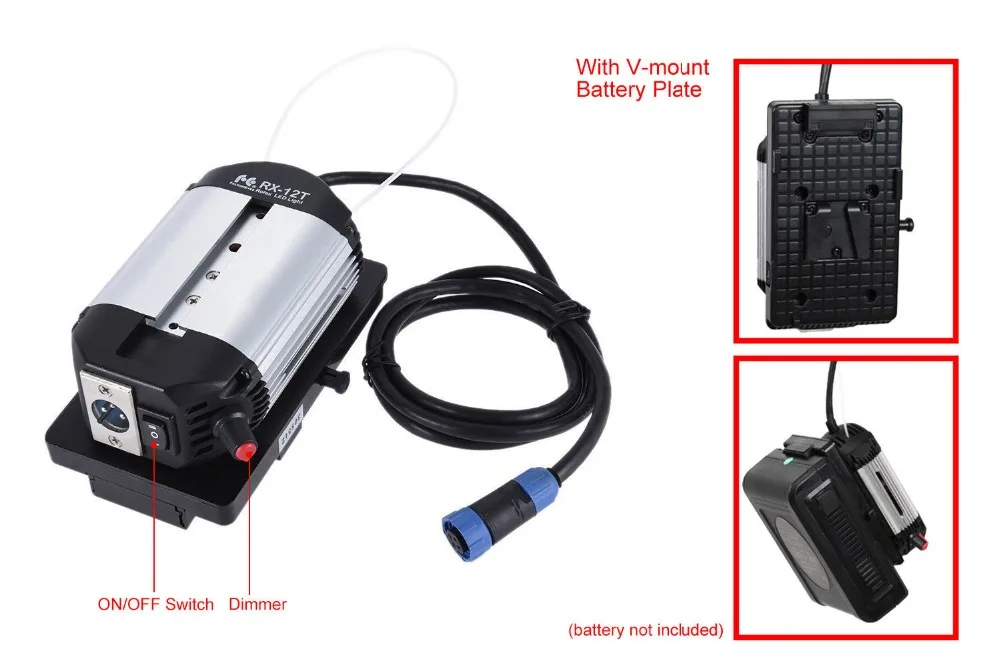 Светодиодные лампы Falconeyes RX-12T 34 Вт 5600K 280 шт. водонепроницаемые переносные