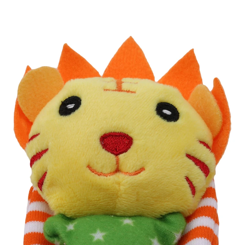 

2pcs/pair Wrist Band Foot Socks Ring Bell Infant Baby Rattles Developmental Toy Plush Newborn Soft Baby Birthday Gifts