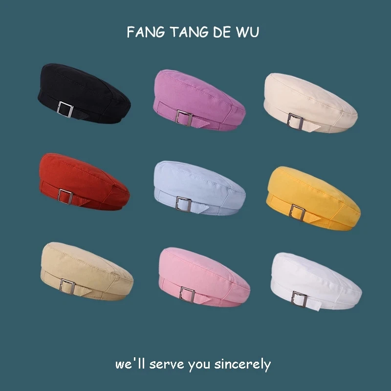 

Women Girl Beret Artist Warm Cotton Octagonal Flat Cap Autumn Winter Beanie Hat Cap Vintage Beret Hats Solid Color Cap Hat Woman