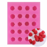 20 even strawberry silicone ice tray mould diy chocolate fondant mould cake baking decoration aromatherapy mould