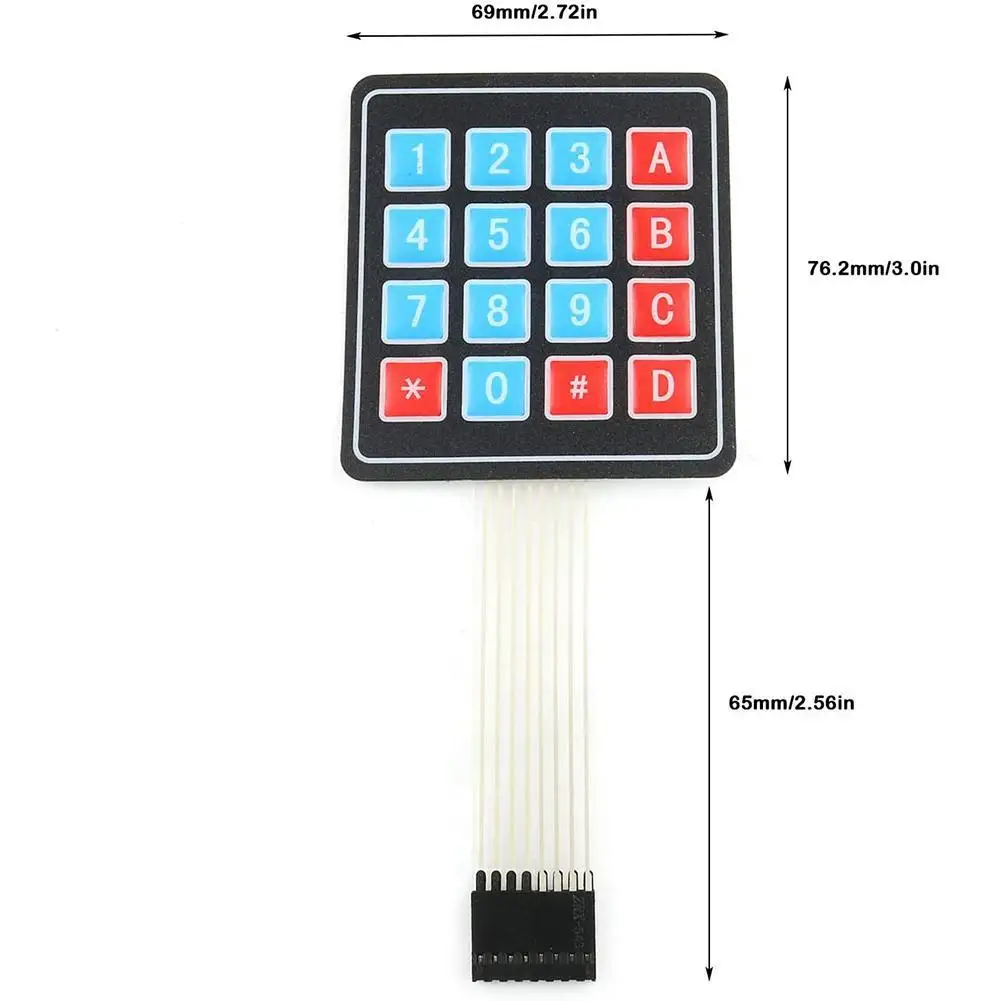 

8P for DuPont head, 2.54mm spacing, can be inserted on 44 circuit the connect header the membrane keyboard to D6N3