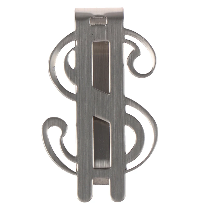 1 шт. Тонкий Карманный Кошелек из нержавеющей стали с зажимом для денег мужчин и