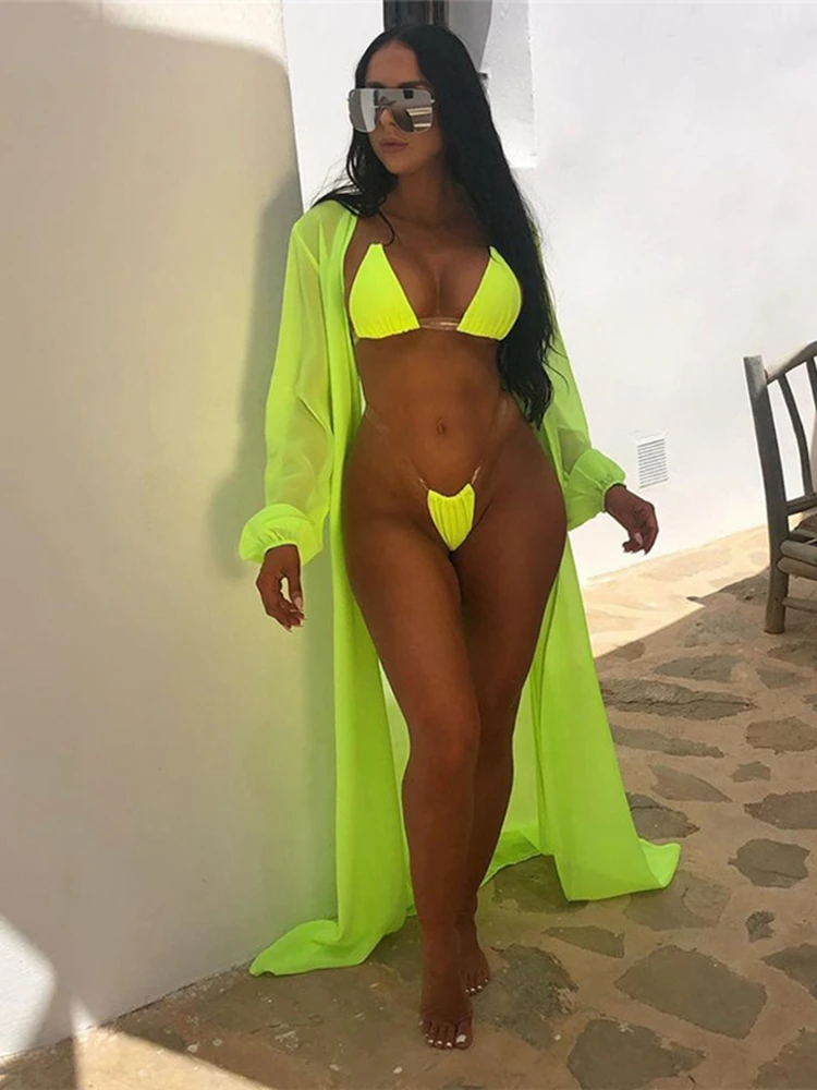 Микро-бикини 2021 женский купальник сексуальный комплект бикини купальный костюм