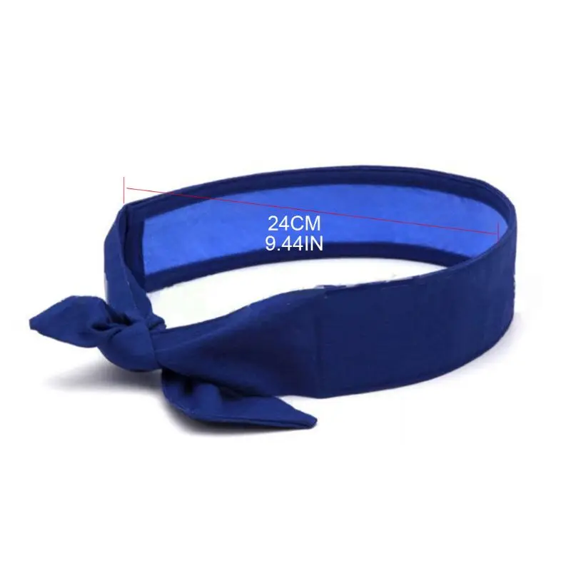 

2021 New Cooling Headband Wrap Soaked Tie Around Neck Head to Instantly Chill Out Crystal