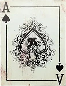 

Barnyard Designs Spade a Retro Tin Sign Rural Home Decoration