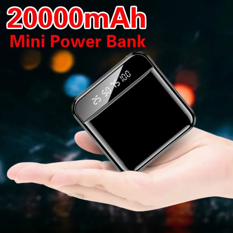 Портативный внешний аккумулятор с двумя Usb портами 20000 мАч|Внешние аккумуляторы| |