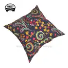 Цветочный богемный чехол для спальни, украшение для дома, ацтекский племенной узор, богемная мандала, Цветочный цвет в стиле бохо