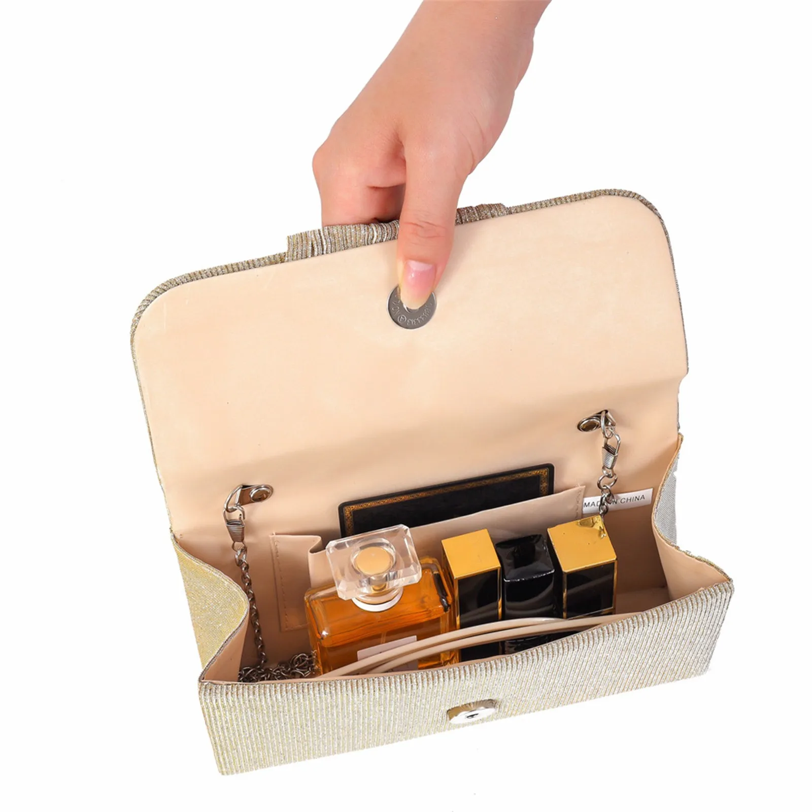 

Fashion Women Evening Bag Brand Party Banquet Glitter Bag For Ladies Wedding Clutches Handbag Shoulder Bag Chain Bolsos Mujer