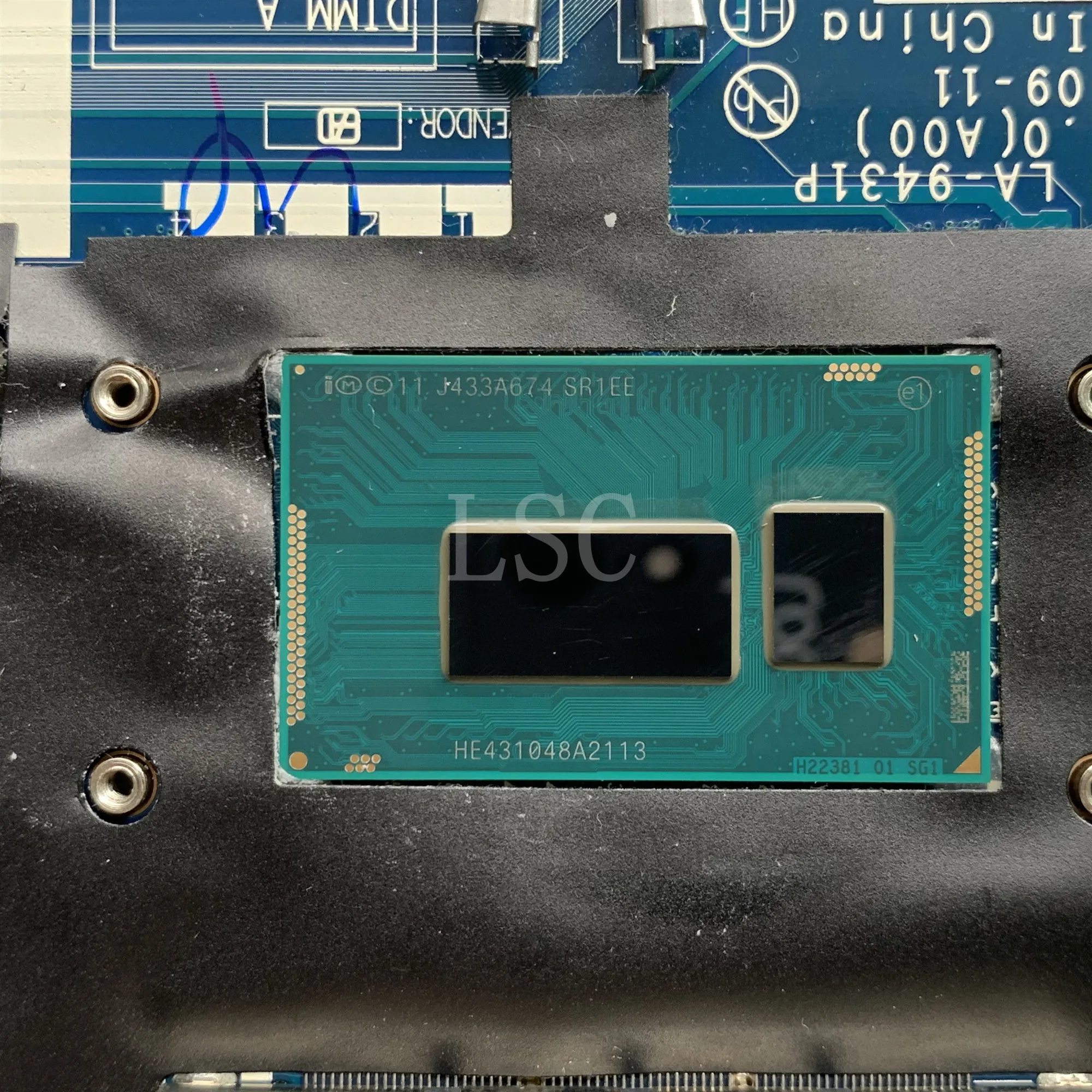 LSC Восстановленная материнская плата для ноутбука DELL Latitude E7240 с процессором SR1EE I5-4310U CPU CN-0GMYR8 GMYR8 VAZ50 LA-9431P 100% Протестировано.