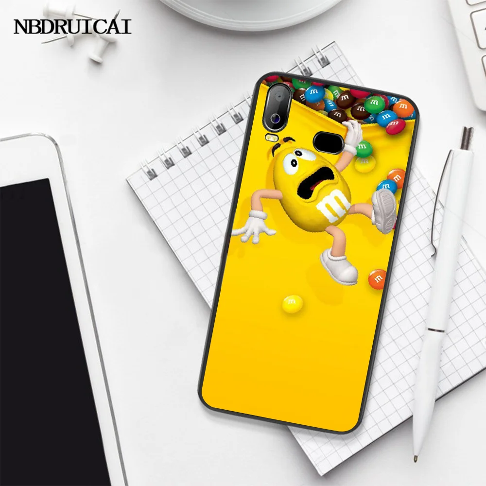 NBDRUICAI M & Ms шоколадный Мягкий силиконовый чехол для телефона из ТПУ Samsung A10 A20 A30 A40 A50