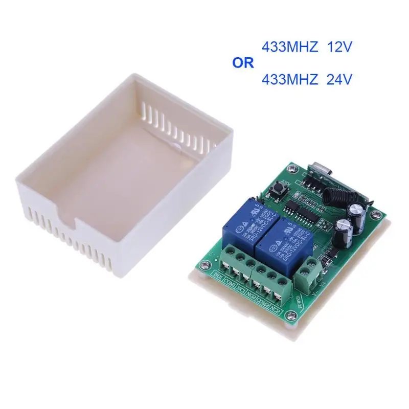 2 В/24 В канала реле беспроводной пульт дистанционного управления + шт два ключа s