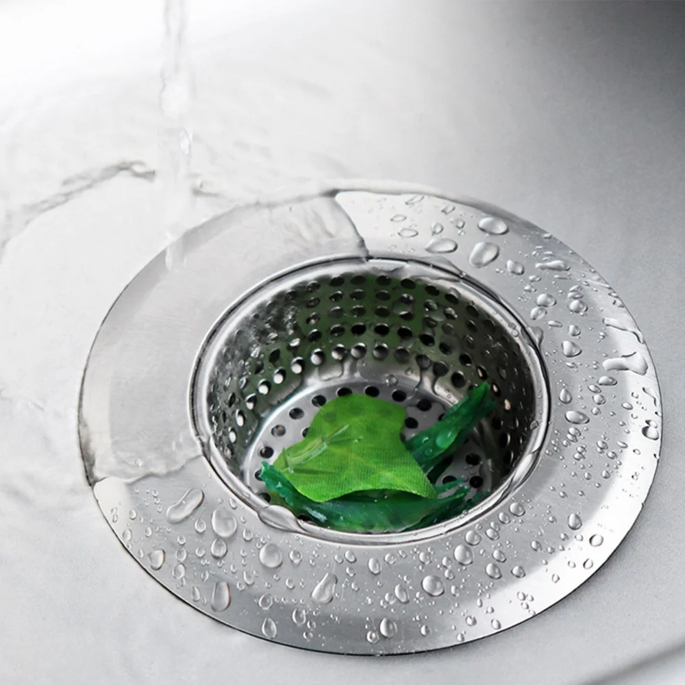 

Stainless Steel Sink Drain Anti-blocking Floor Drain Filter Garbage Hair Catcher for Kitchen Bathroom