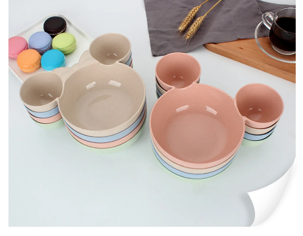 Милая миска Микки и Минни набор посуды мультяшная креативная тарелка