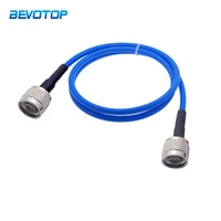new rg402 n type male plug to n male plug connector blue rg 402 semi flexible low loss 50ohm coaxial cable 15cm 20m