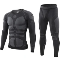seamless tight tactical thermal underwear men outdoor sports function breathable training cycling thermo underwear long johns
