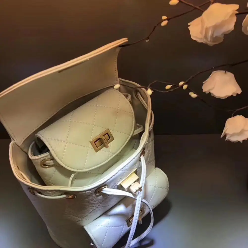 

2020 new arrival women cow leather backpack fashion famaous branded mini shoulder bag top quality real leather bag for lady
