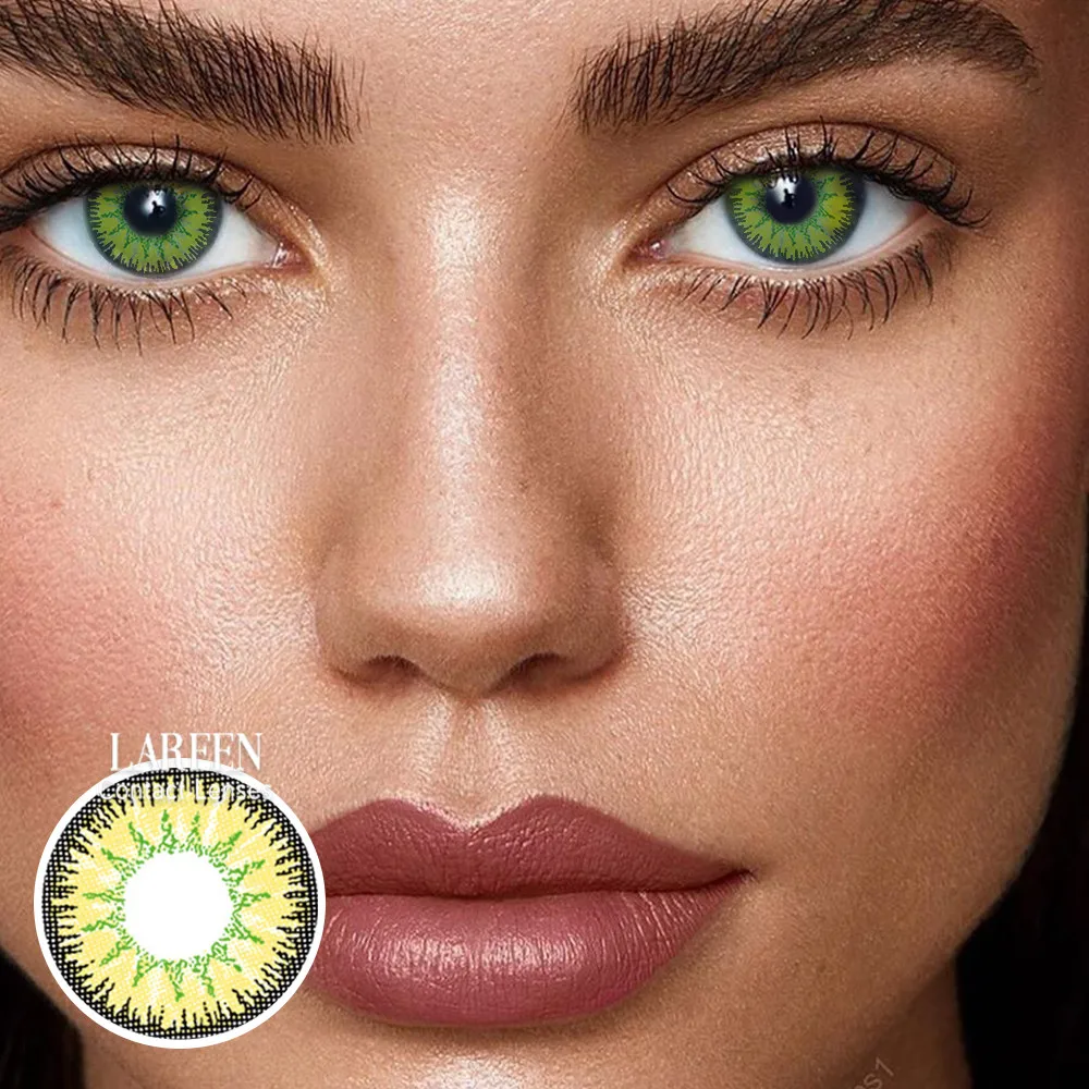 2 шт./пара Цвет ed контактные линзы Вика tri серии цветные для глаз год Применение