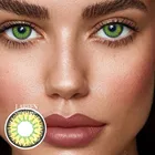 Контактные линзы для глаз, цветные, трехцветные, шт.пара Vika