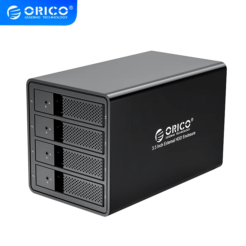 ORICO 3 5 дюйма 4 отсека USB 0 для SATA HDD корпус Поддержка 64 ТБ док станция с 150 Вт