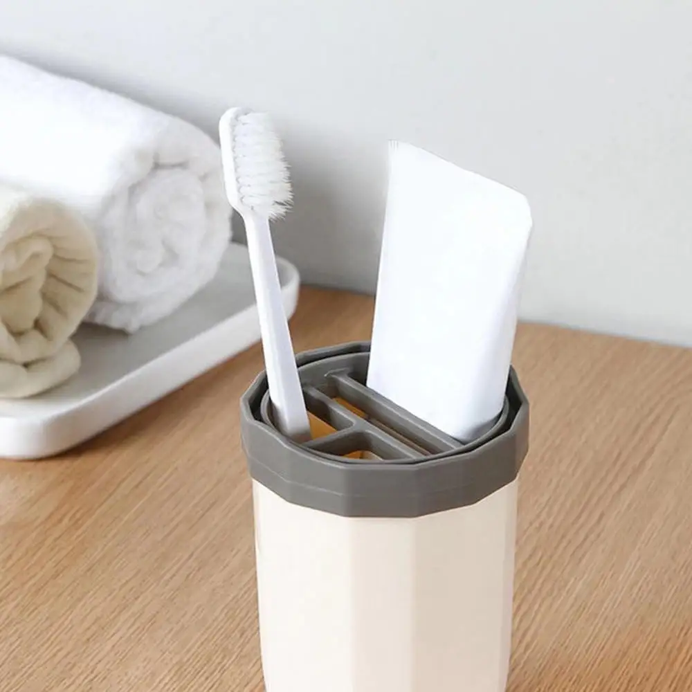 

1 Pcs Simple Travel Toothbrush Wash Cup Toothpaste Portable Outdoor Camp Storage
