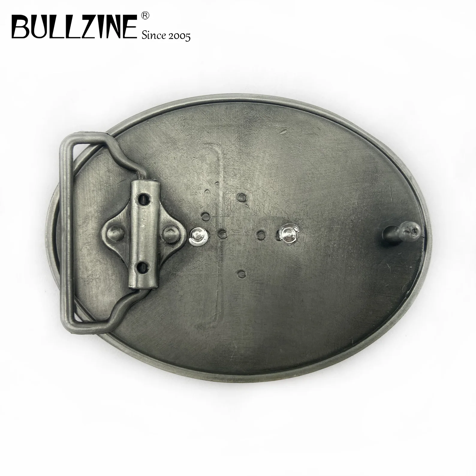 В Bullzine пистолет пряжки ремня с оловянной отделкой FP 03059 подходит для детей на