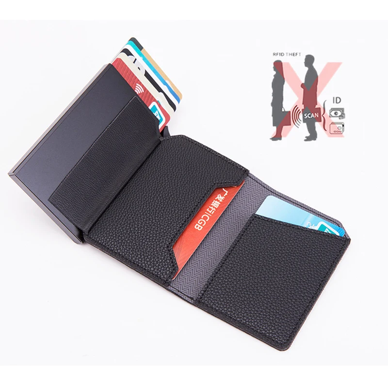 Новый стиль держатель для кредитных карт модный мужчин и женщин Анти RFID защита