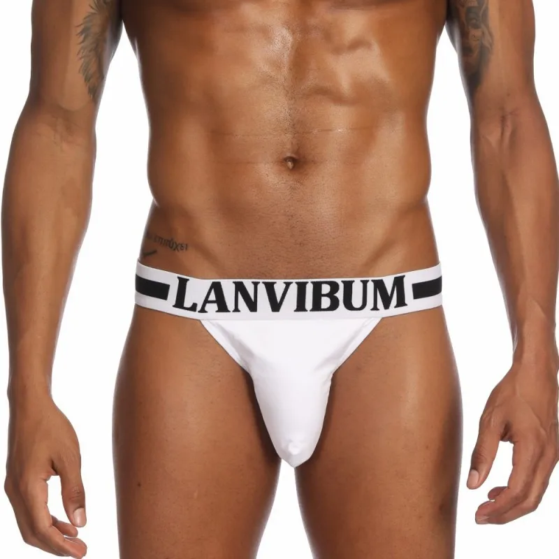LANVIBUM Брендовые мужские трусы высокого качества сексуальное хлопковое нижнее