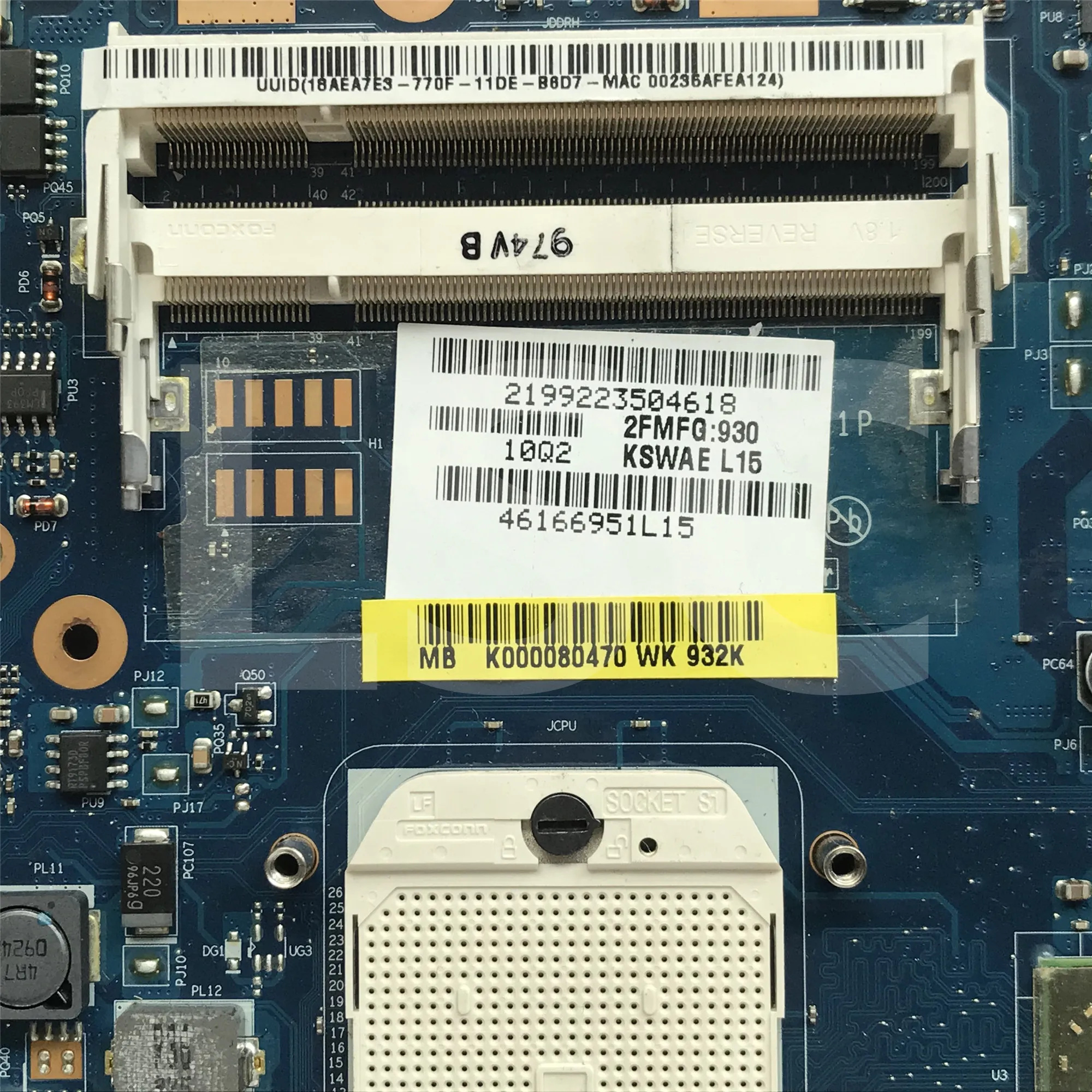 LSC для Toshiba Satellite L500D L505D материнская плата ноутбука K000080470 La-4971p 100% протестирована |