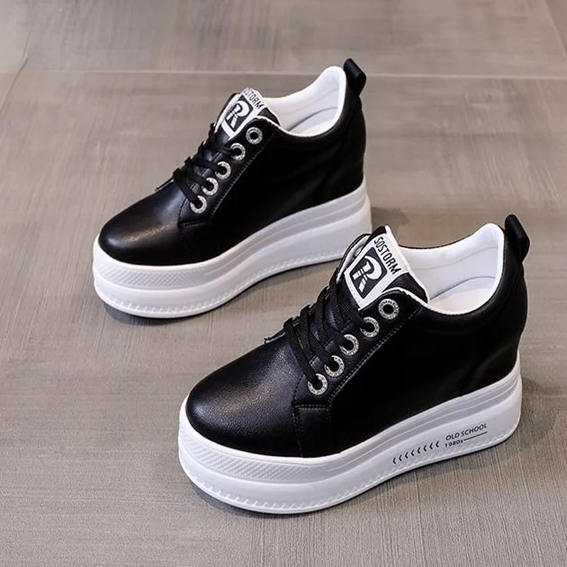 

кроссовки туфли женские 2021 обувь женская туфли на платформе осенняя обувь женская Кроссовки женские на платформе 8 см, удобные дышащие, Повс...