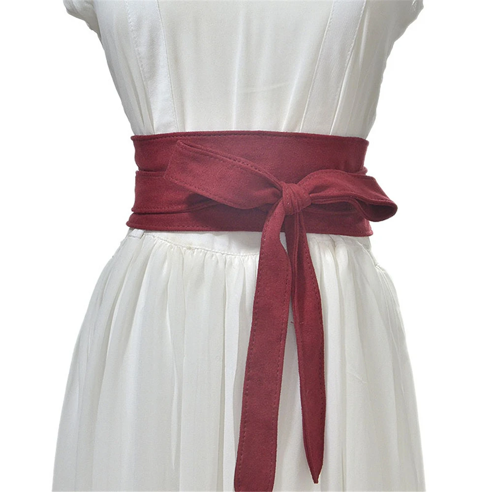 Мягкий бархатный женский ремень Новый Модный элегантный широкий плюшевый