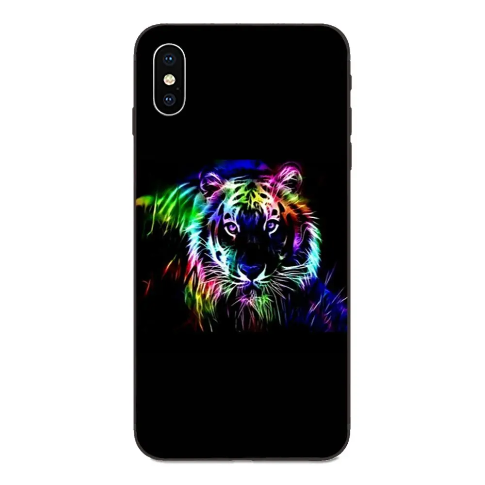 Искусство красочные тигровые огни Горячая Распродажа модный тонкий ПК сотовый