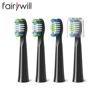 fairywill toothbrush heads electric toothbrushes replacement heads electric toothbrush 4 heads sets for fw e11 e10 e6 d7s