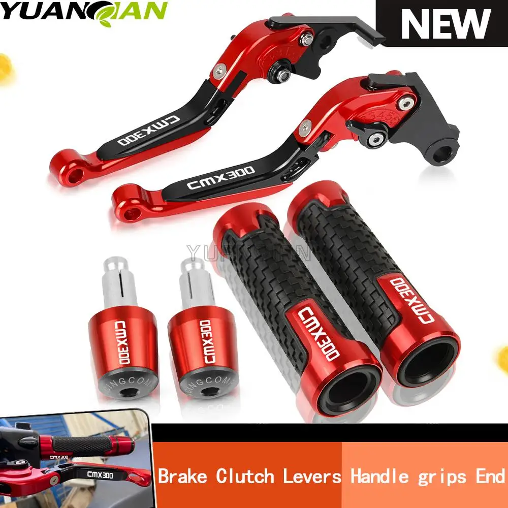 

For HONDA REBRL CMX300 CMX500 CMX 300 500 2017 2018 2019 Motorcycle Adjustable Brake Clutch Lever Extendable+22MM Handle Grips