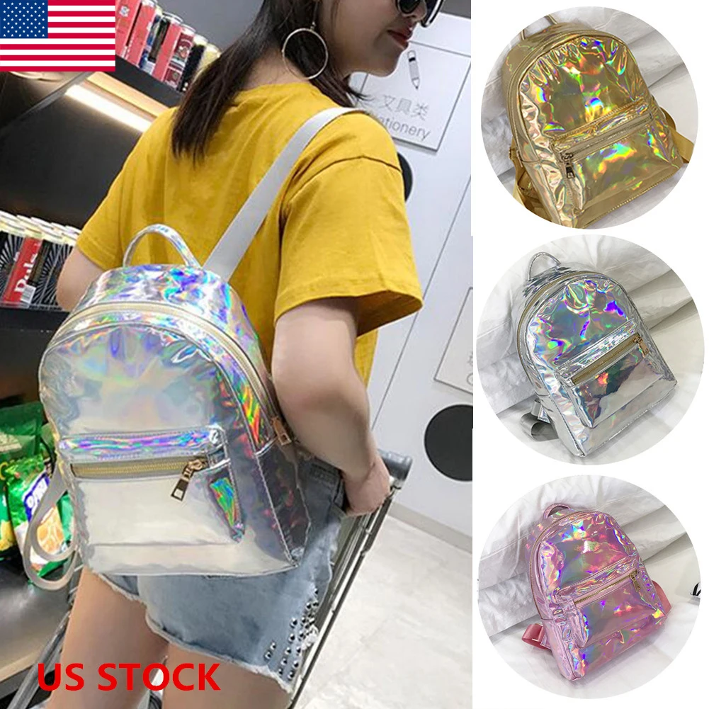 Модный рюкзак 2020 женские сумки женская лазерная сумка из ПУ мини Кошелек