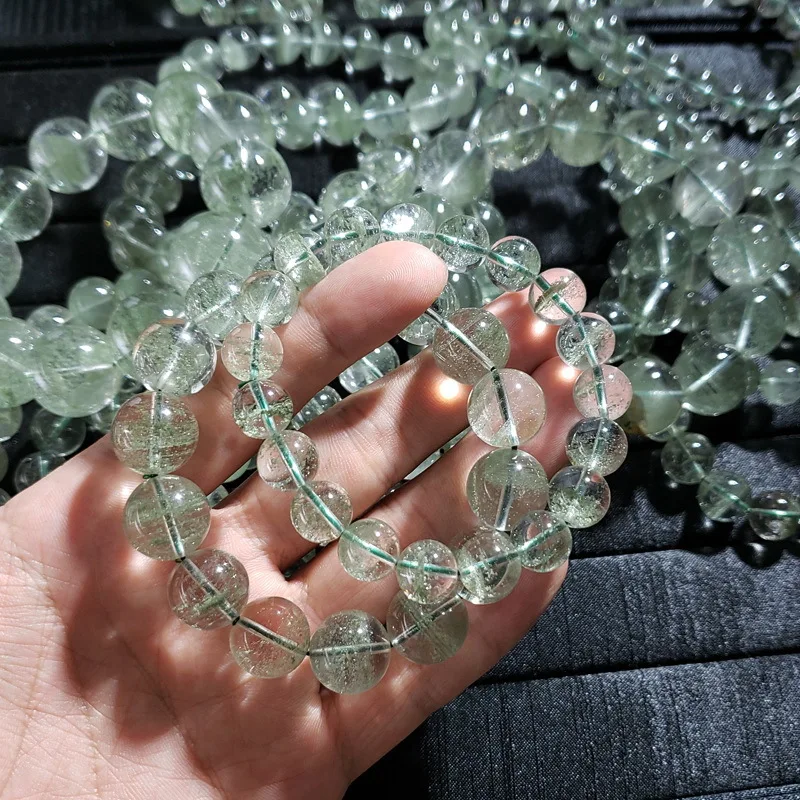 

Рок Кристалл gypsophila зеленый браслет с призраком