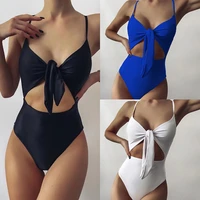 2021 sexy solid one piece swimsuit women swimwear bodysuit swimsuit female push up monokini high waist bathing suits beach wear