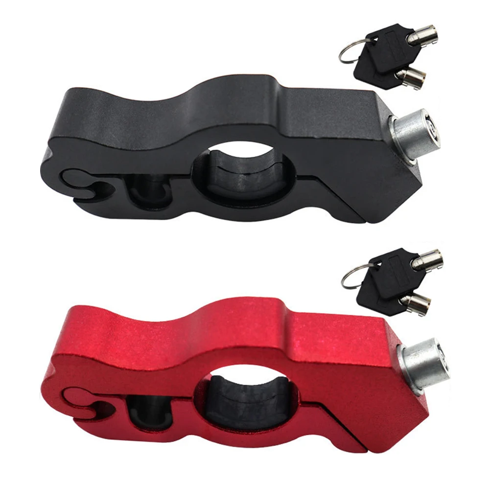 

Motorcycle Handlebar Throttle Lock Handlebar Brake Handle Solid Lock Safety Grip Locks Steal Lock Pull Rod Disc Locking