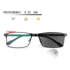 Модные Мужские квадратные Оптические солнцезащитные очки для близорукости солнцезащитные фотохромные готовые оптические очки для близорукости оправа для очков по рецепту FML