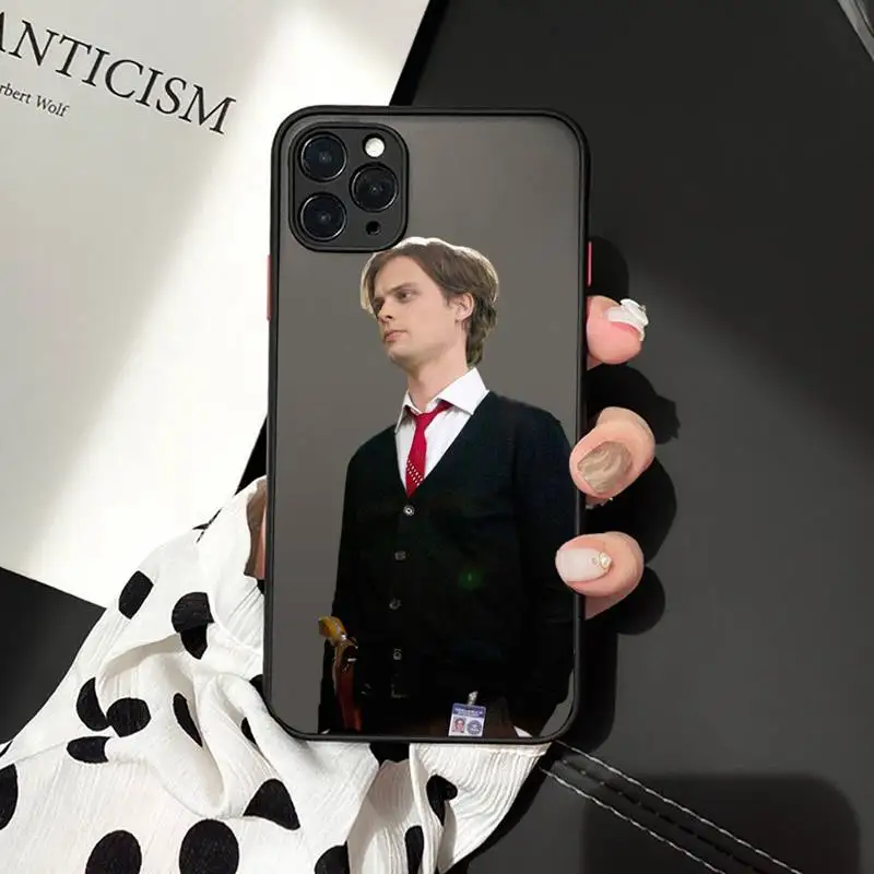 

Matthew Gray Gubler luxury Phone Cases funda matte transparent For iphone 7 8 11 12 plus mini x xs xr pro max cover